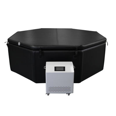 Polygon Foldable Ice Bath Tub 3m Big Inflatable Pool For 2HP Chiller Capacity
