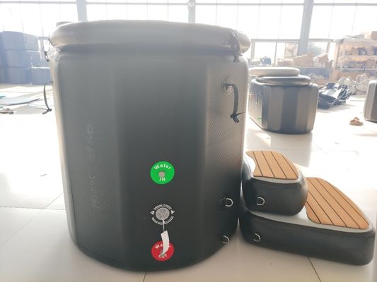 Portable Vertical Round Ice Bath Barrel Outdoor Cold Plunge Tub