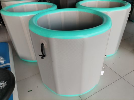 Portable Vertical Round Ice Bath Barrel Outdoor Cold Plunge Tub