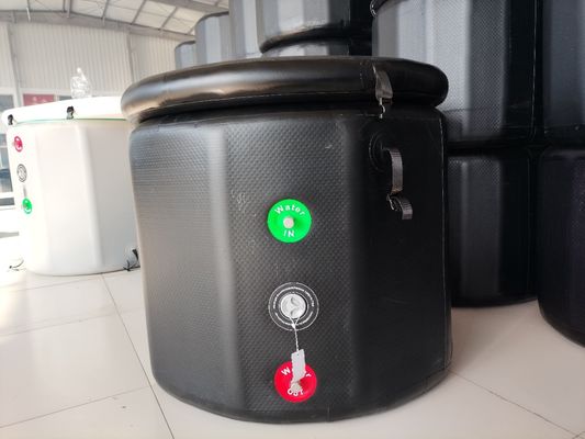 Portable Vertical Round Ice Bath Barrel Outdoor Cold Plunge Tub