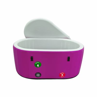 Inflatable Pink Plunge Ice Bath Cold Water Tub For Universal Applications