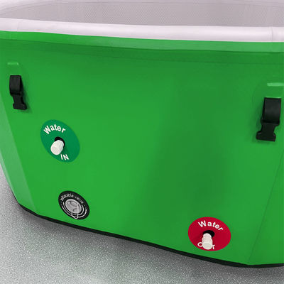 Inflatable Pink Plunge Ice Bath Cold Water Tub For Universal Applications