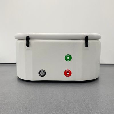 Inflatable Pink Plunge Ice Bath Cold Water Tub For Universal Applications
