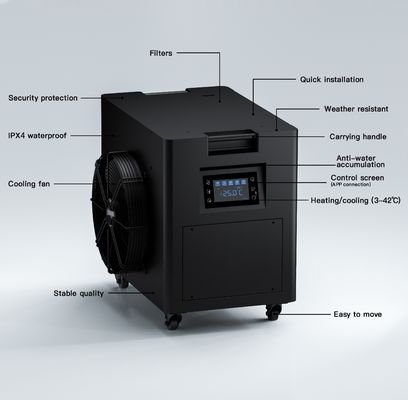 Customized Ice Bath Chiller Freestanding With Various HP Capacity