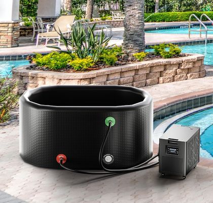 Outdoor Portable Cold Plunge Ice Barrel Bath High Durability For Adult Spa