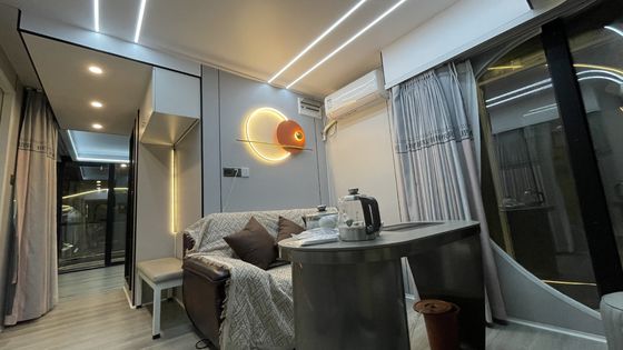 Custom Outdoor Office Pod Airship Pod Capsule Waterproof With Stainless Steel Material