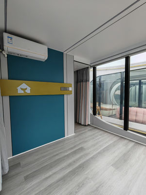 Luxury Outdoor Office Pod 2 Bedroom Commercial Space With Kitchen Steel Structure
