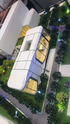 Luxury Outdoor Office Pod 2 Bedroom Commercial Space With Kitchen Steel Structure