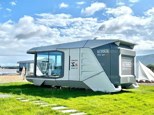 Prefabricated Outdoor Office Pod High Privacy Eco Friendly With A Terrace