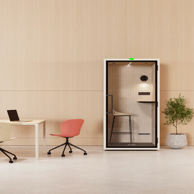 Freestanding Soundproof Office Pod Open Space Without Interruption Workstation Telephone Booth