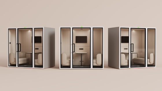 Freestanding Soundproof Office Pod Open Space Without Interruption Workstation Telephone Booth