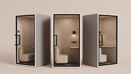 Freestanding Soundproof Office Pod Open Space Without Interruption Workstation Telephone Booth