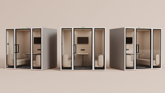 Customizable Freestanding Sound Proof Meeting Pods Soundproof Home Office Pod