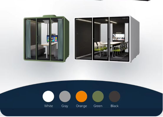 Customized Soundproof Office Pod Adjustable With Sleek Design