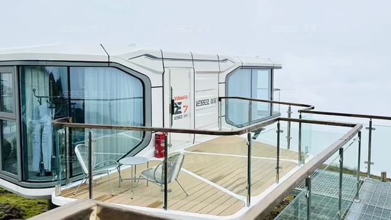 Smart Mobile Outdoor Office Pod High Privacy With Voice Control Curtain