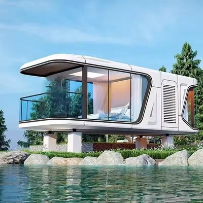 Mobile Prefab Outdoor Office Pod Neutral Colors With Modern Design