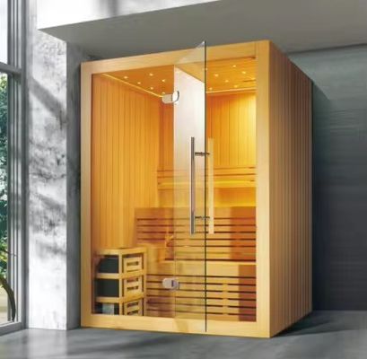 6 X 6 X 7 Steam Sauna Rooms ETL Listed Durable Construction Enhanced Safety Ideal for Professional Wellness Environments