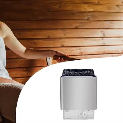Panoramic Outdoor Sauna And Steam Room High Privacy With Wood Burning Stove