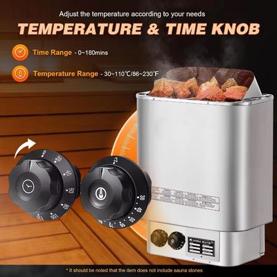 Bluetooth Compatible Music System 2 Person Luxury Steam Sauna Room Offering Seating Capacity 1 to 6 People Designed for Maximum Comfort