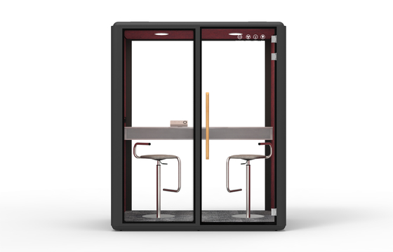 2 Person Office Soundproof Phone Booth Quality Office Meeting Phone Booth Acoustic Pod