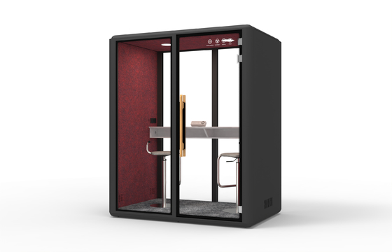 2 Person Office Soundproof Phone Booth Quality Office Meeting Phone Booth Acoustic Pod