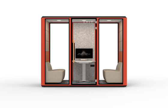 Hot Selling Cheap Prefabricated Soundproof Outdoor Residential Prefab House Wood Small Movable Glass Isolated Mobile Office Pod