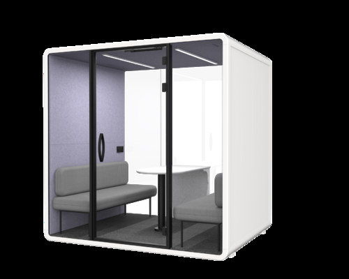 Movable Soundproof Broadcast Room For Home Office & Hotel For Silent Space Music Piano Instrument Livestream Negotiation & Talks