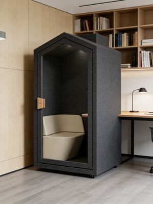 Movable Homd Private Study Pod Home Office Soundproof Efficiency Improve Focus Space House Silence Home Pod