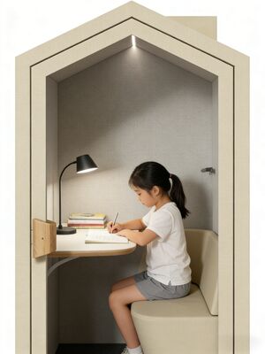 Movable Homd Private Study Pod Home Office Soundproof Efficiency Improve Focus Space House Silence Home Pod