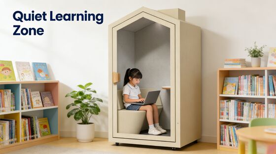 Movable Homd Private Study Pod Home Office Soundproof Efficiency Improve Focus Space House Silence Home Pod