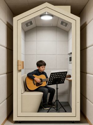 Movable Homd Private Study Pod Home Office Soundproof Efficiency Improve Focus Space House Silence Home Pod