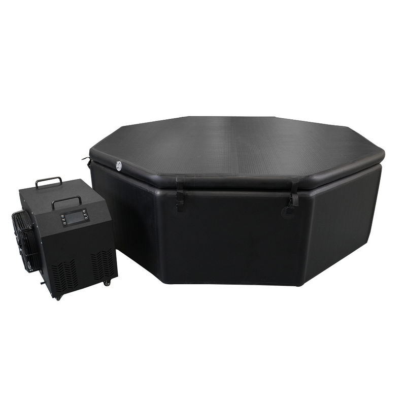 Polygon Foldable Ice Bath Tub 3m Big Inflatable Pool For 2HP Chiller Capacity
