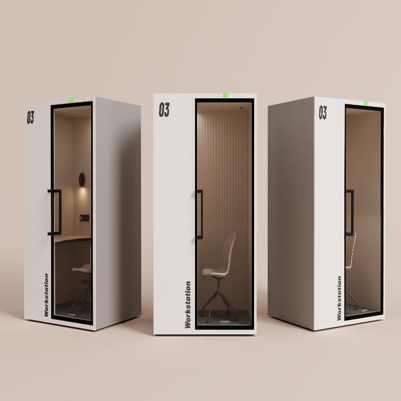Modern Soundproof Office Pod Noise Reduction Customizable Meeting Work Single Booth