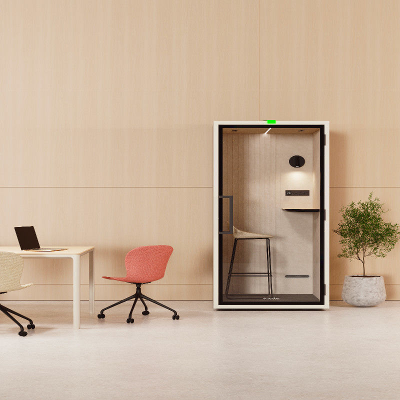 Freestanding Soundproof Office Pod Open Space Without Interruption Workstation Telephone Booth