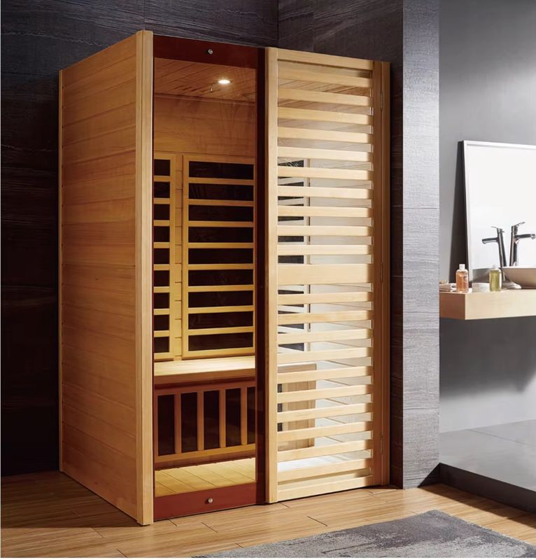 High Material Outdoor Steam Room Wooden High Privacy Prefab Sauna House