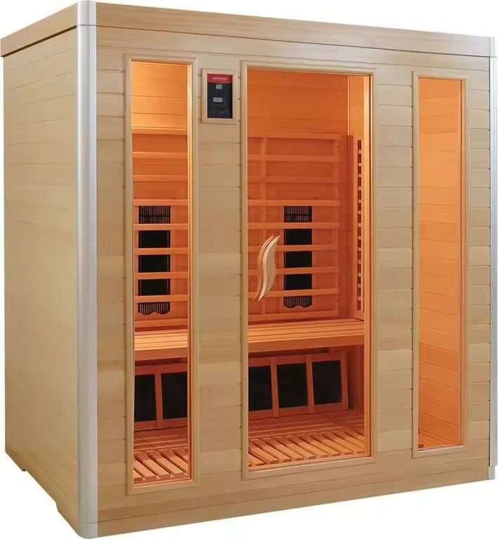 Bluetooth Compatible Music System 2 Person Luxury Steam Sauna Room Offering Seating Capacity 1 to 6 People Designed for Maximum Comfort