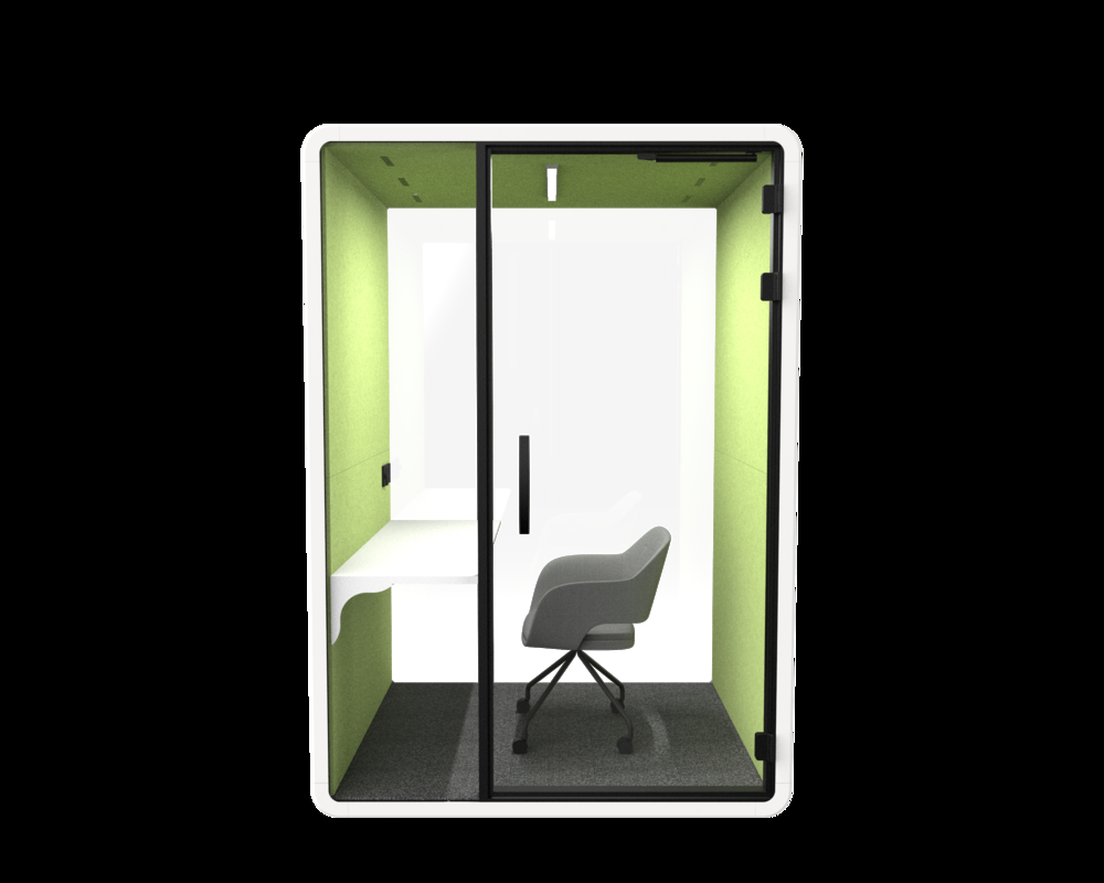 Ew Soundproof Indoor Mobile Work Space Office Pod Meeting Work Pods Phone Study Cabin Office Booth