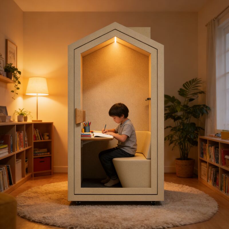 Mobile Personal Workspace Pod offering easy relocation options and private workspace benefits for dynamic office layouts