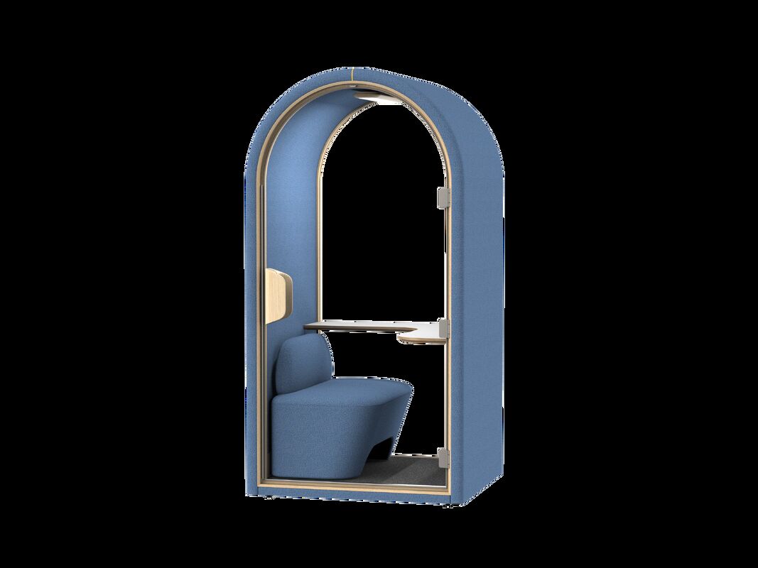 Sleek Home Office Pod | Acoustic Soundproof Booth for Focus & Productivity