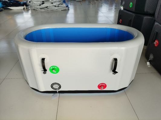 Oval Brushed Ice Bath Tub Portable With Insulated PVC Material