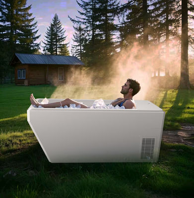 All In One Ice Bath Chiller Machine 610W With Wifi App Control Acrylic Insulated Cover