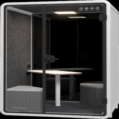 Medium Size Soundproof Meeting Booth High Durability For Workspaces