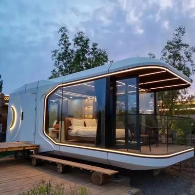 Prefabricated Outdoor Office Pod High Privacy Eco Friendly With A Terrace