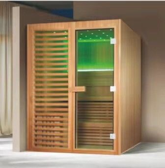 Custom Interior Steam Sauna Rooms Traditional With 8mm Tempered Glass Door