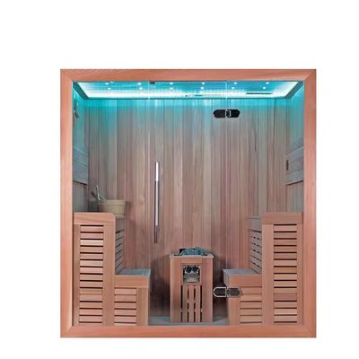 6 X 6 X 7 Steam Sauna Rooms ETL Listed Durable Construction Enhanced Safety Ideal for Professional Wellness Environments