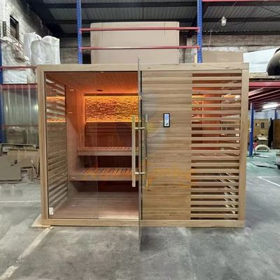 Salt Therapy Steam Sauna Rooms Square Eco Friendly With Easy Installation