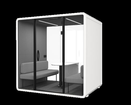 Movable Soundproof Broadcast Room For Home Office & Hotel For Silent Space Music Piano Instrument Livestream Negotiation & Talks