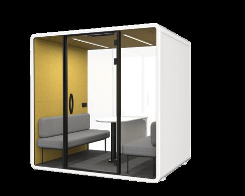 Soundproof Broadcast Room For Home Office & Hotel For Silent Space Music Piano Instrument Livestream Negotiation & Talks